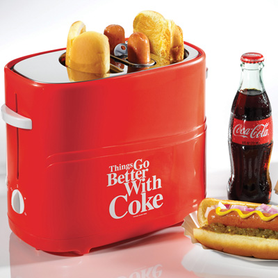 Nostalgia Electrics Coca-Cola Series Pop-Up Hot Dog Toaster - HDT600COKE